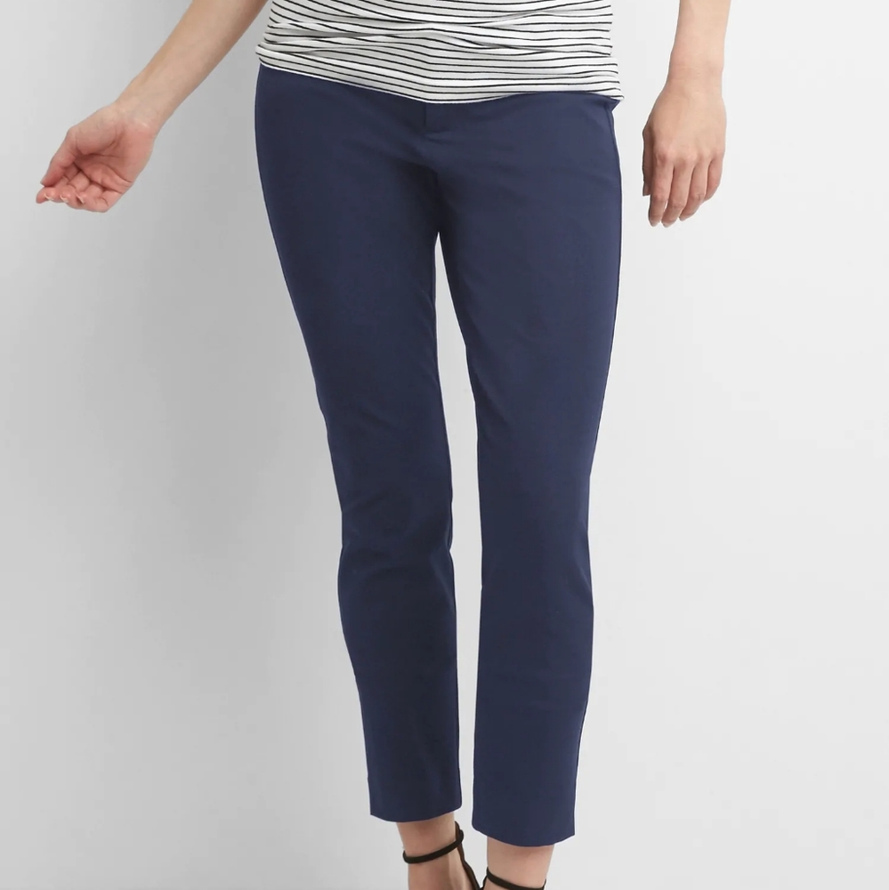 Gap maternity skinny ankle pants